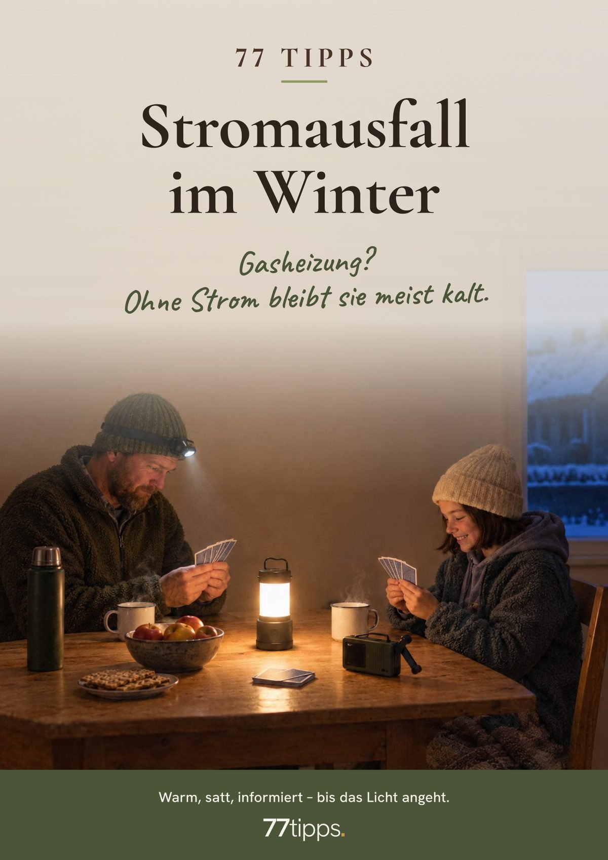 Cover: 77 Tipps – Stromausfall im Winter