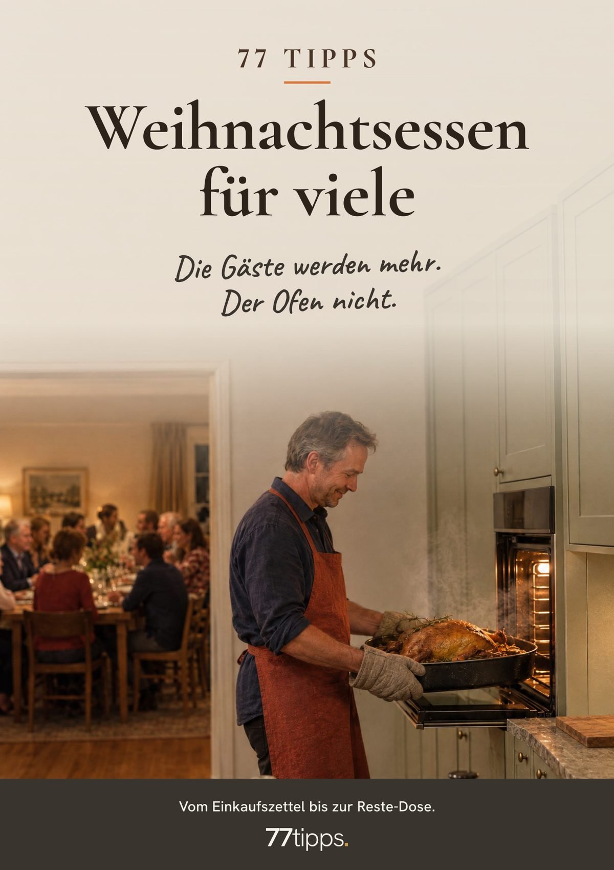 Cover: 77 Tipps – Weihnachtsessen für viele